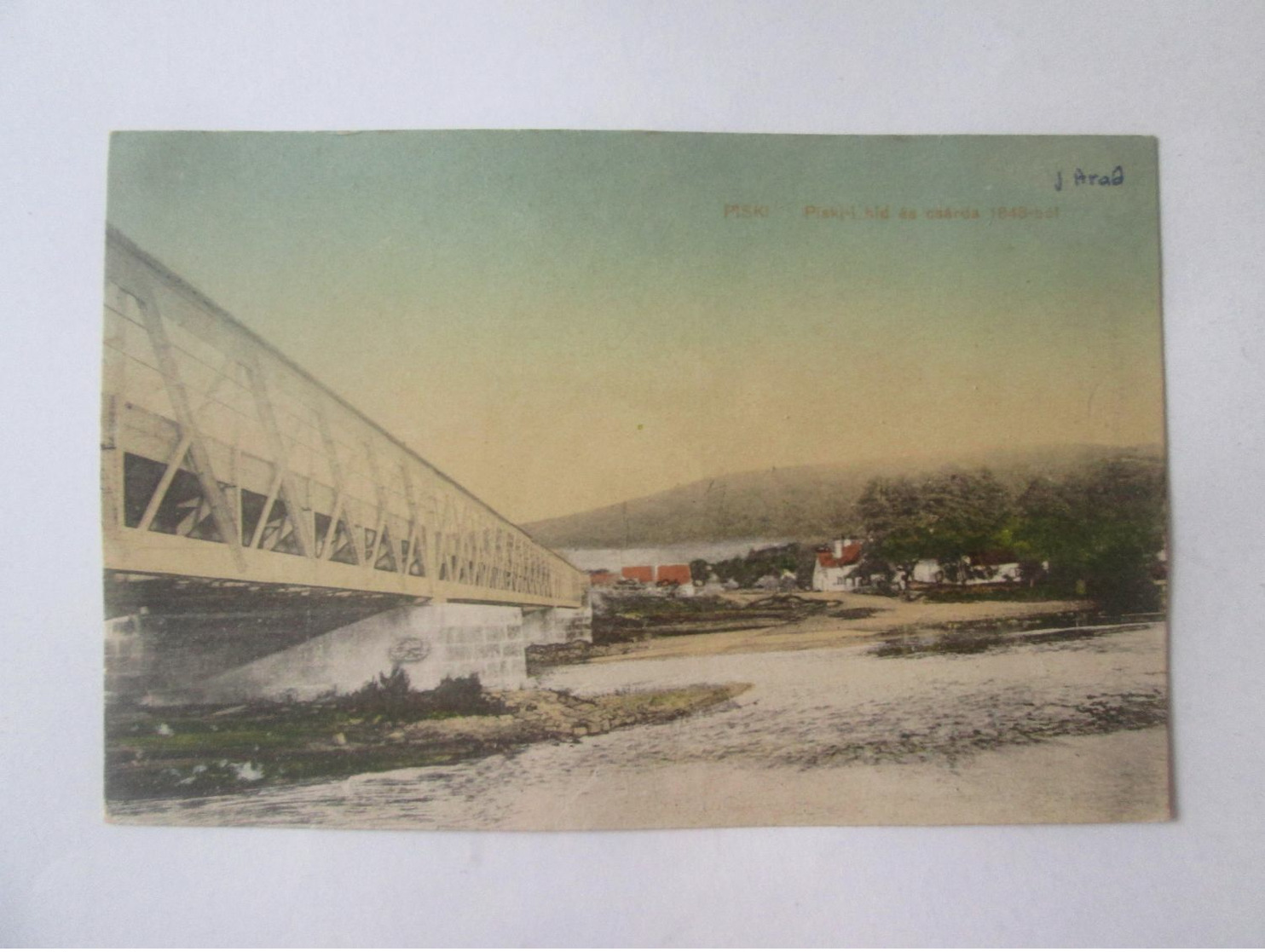 Romania-Simeria/Piski(Hunedoara)-The Bridge Over The River Mureș,unused Postcard About 1918 - Rumänien