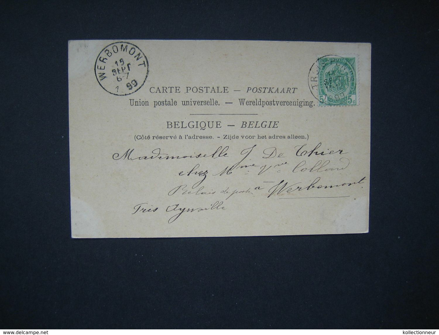 C00 - LA CASCADE  - 1899 - Relais De Poste à WERBOMONT..près D' AYWAILLE.. - Stavelot