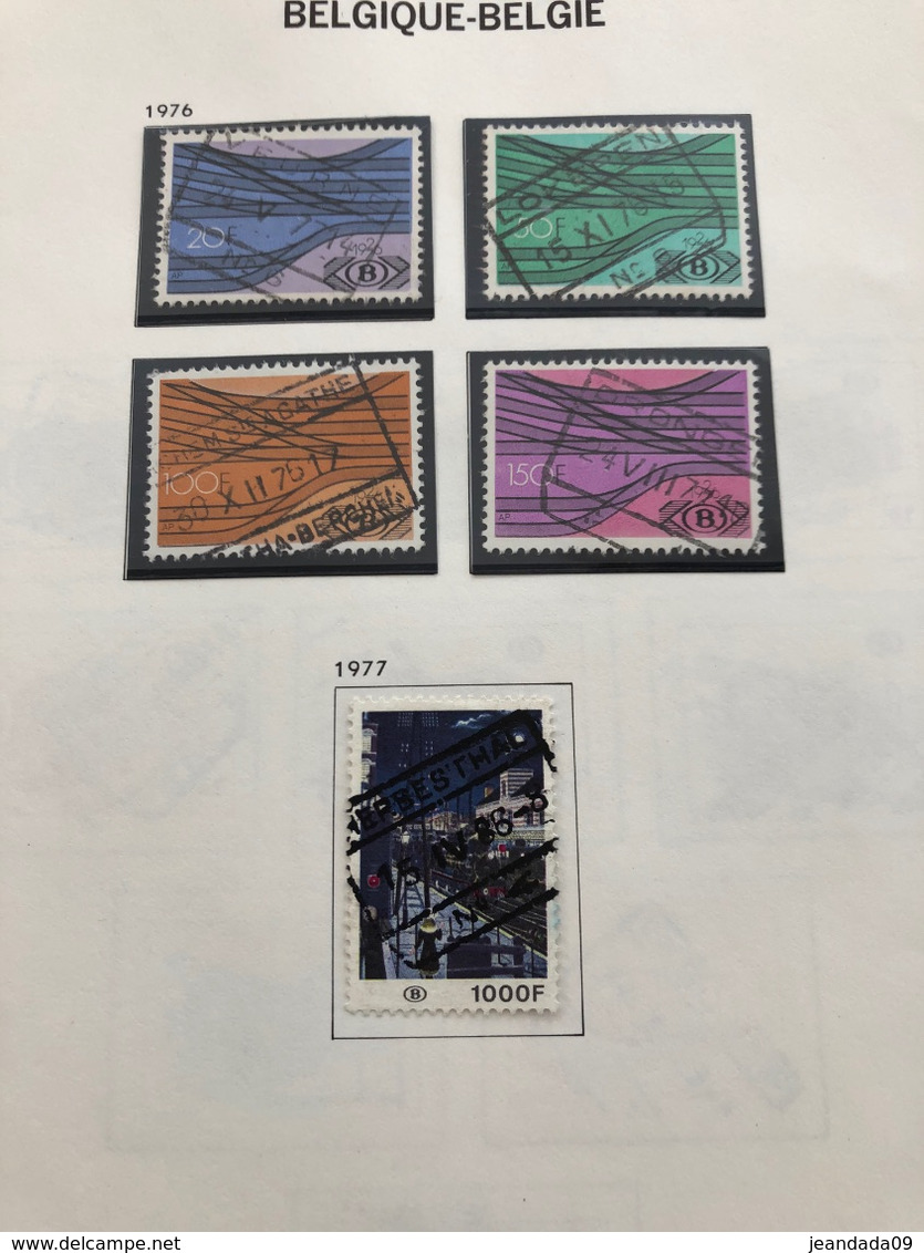 Collection de 513 timbres TR, oblitérations sélectionnées entre 1895-1987 TTB nombreux cachets d'interêt!!!! A bien voir