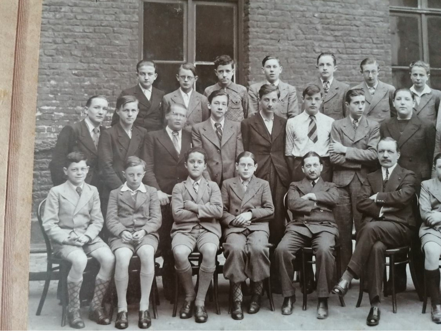 Photo 223 mm x 160 mm sur carton - 1936 - Ecole Collège Jean Bart Dunkerque 59 - Photo Tourte & Petitin Levallois-Paris