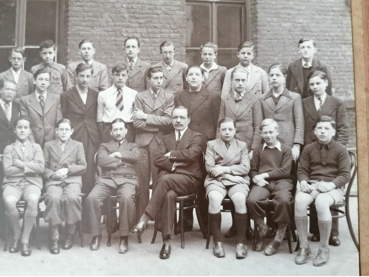 Photo 223 mm x 160 mm sur carton - 1936 - Ecole Collège Jean Bart Dunkerque 59 - Photo Tourte & Petitin Levallois-Paris