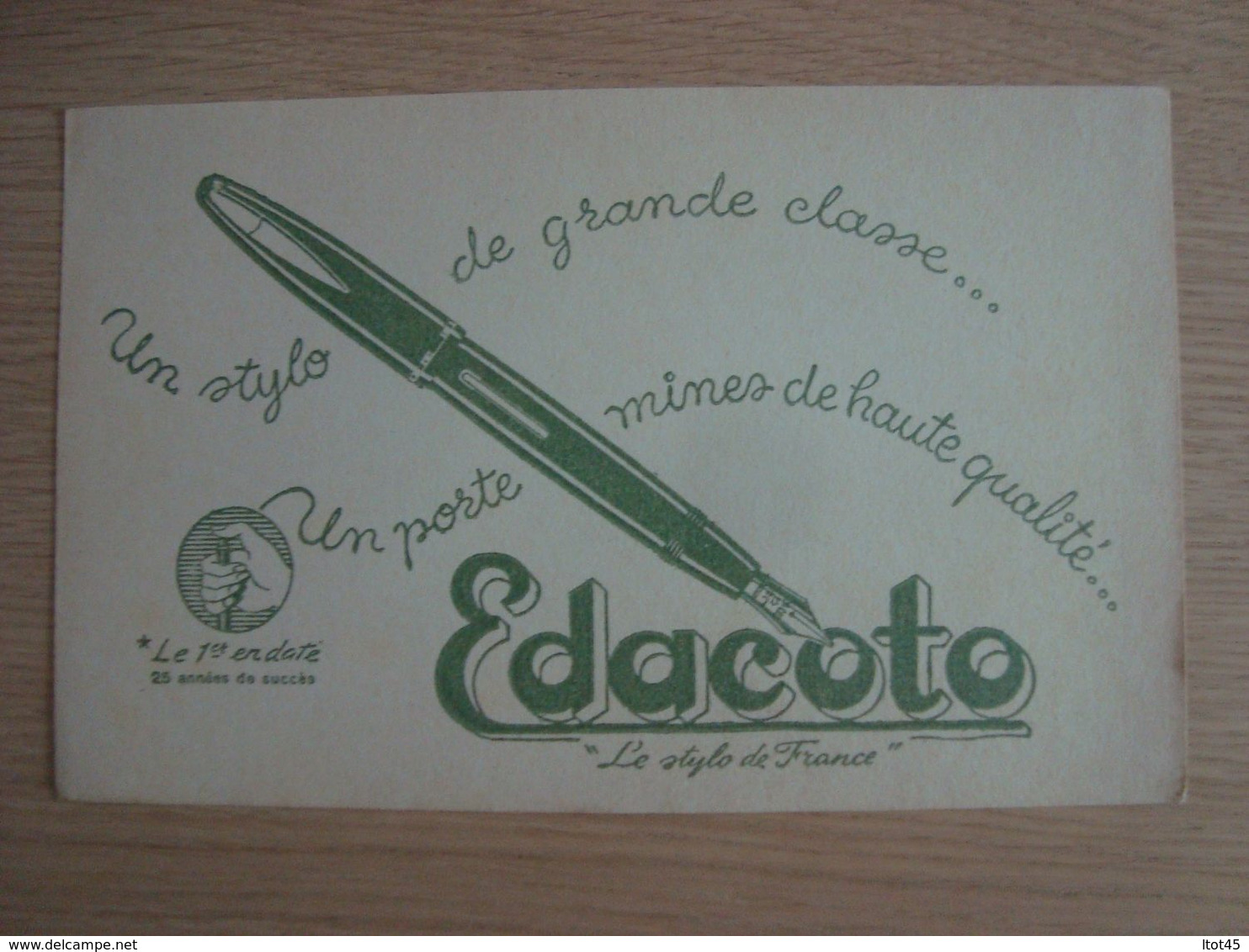 BUVARD STYLO EDACOTO - S