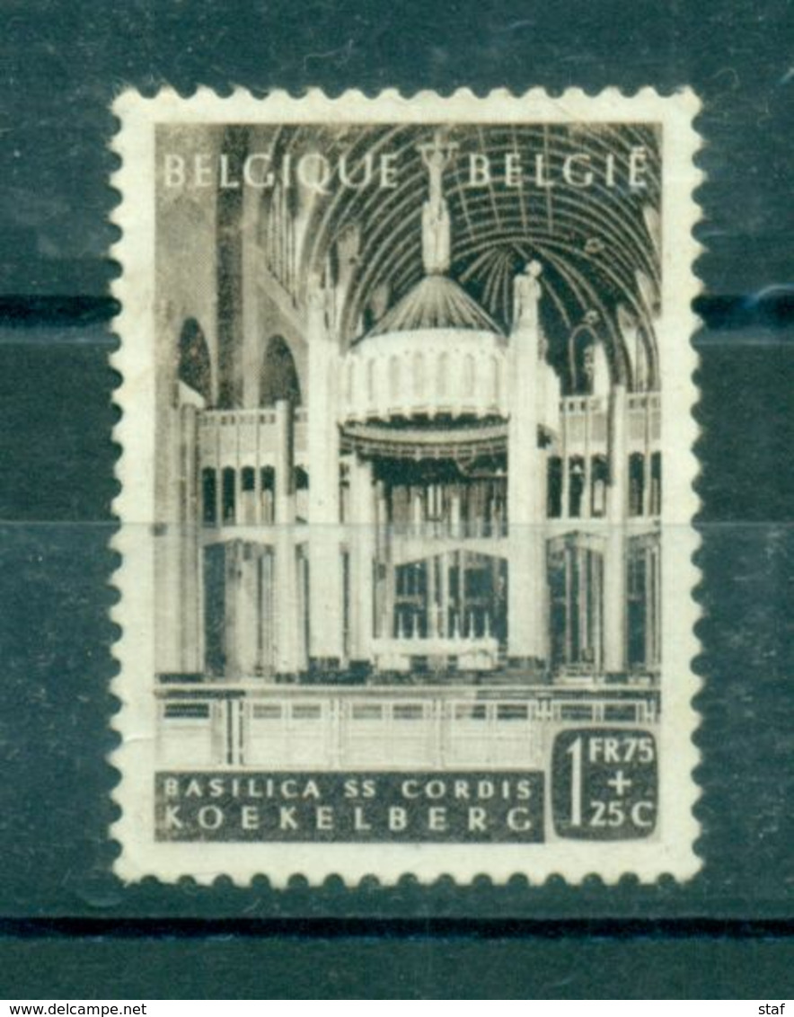 Basiliek Koekelberg Nr. 876-V1 : Vlek Links - Tache à Gauche - Zonder Gom - Autres & Non Classés