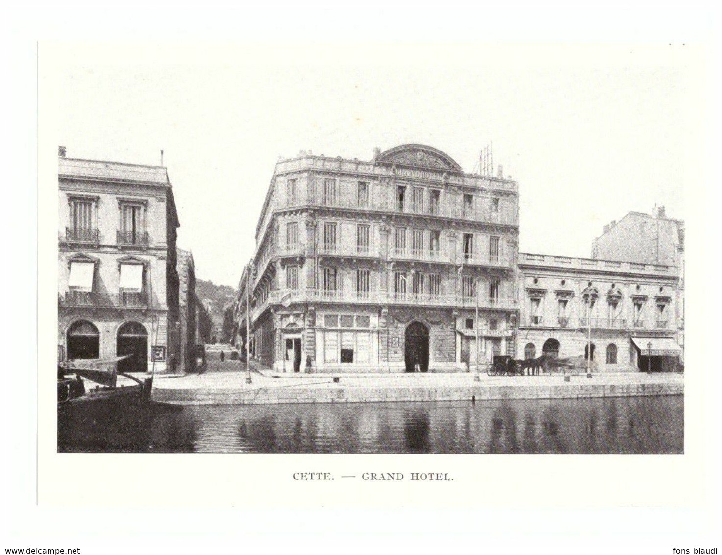 1912 - Phototypie - Sète (Hérault) - Le Grand Hôtel - PRÉVOIR FRAIS DE PORT - Unclassified