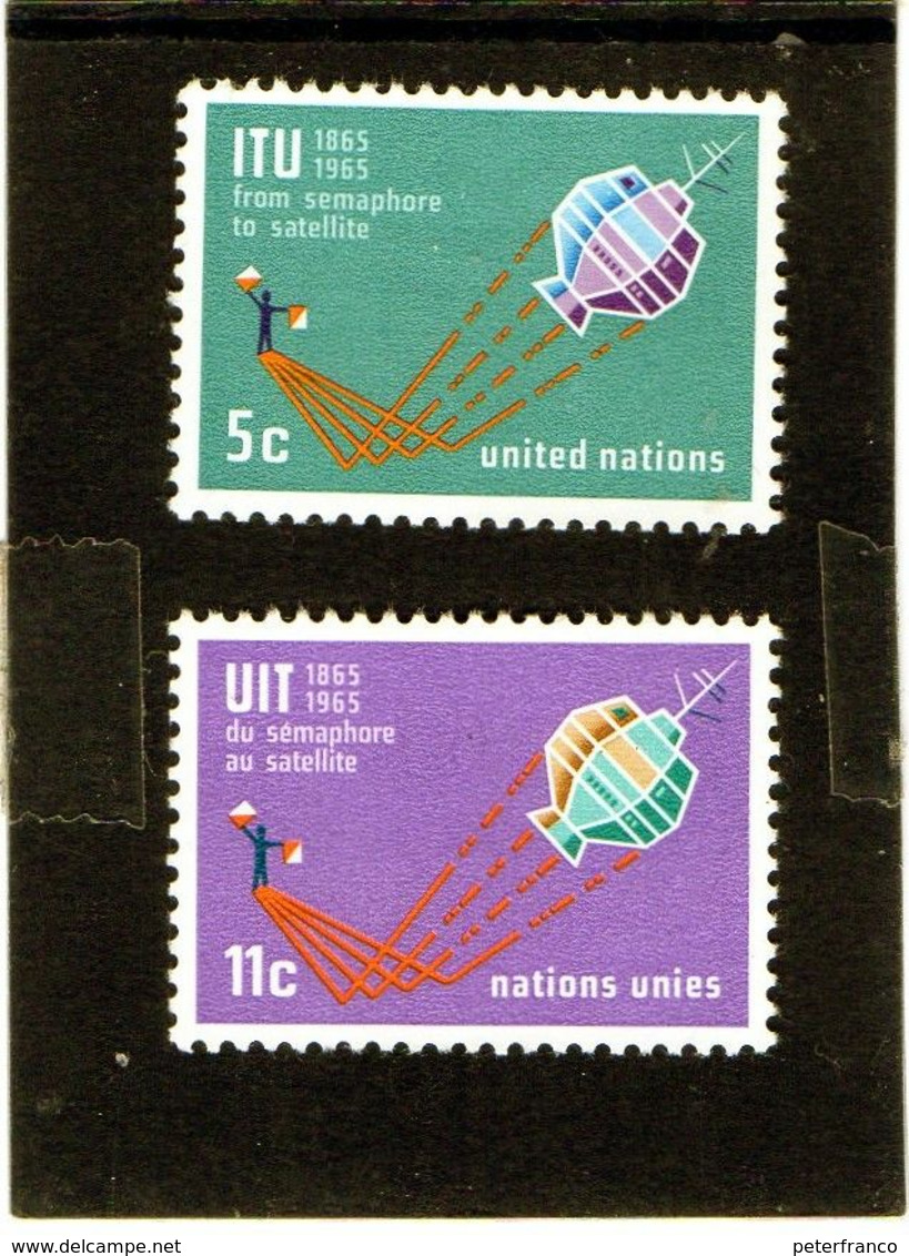 CG49 - 1965 Nazioni Unite - Satellite - Amérique Du Nord