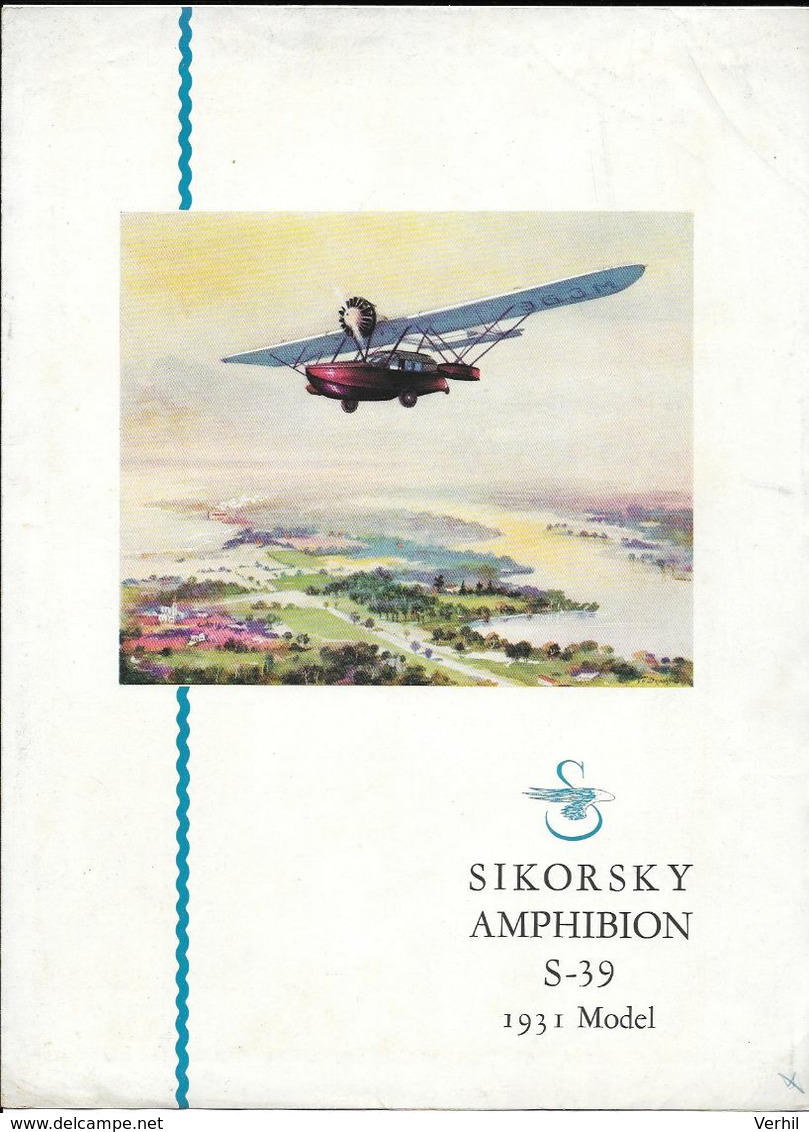 Sikorsky Amphibion S 39 1931 Model - Manuels