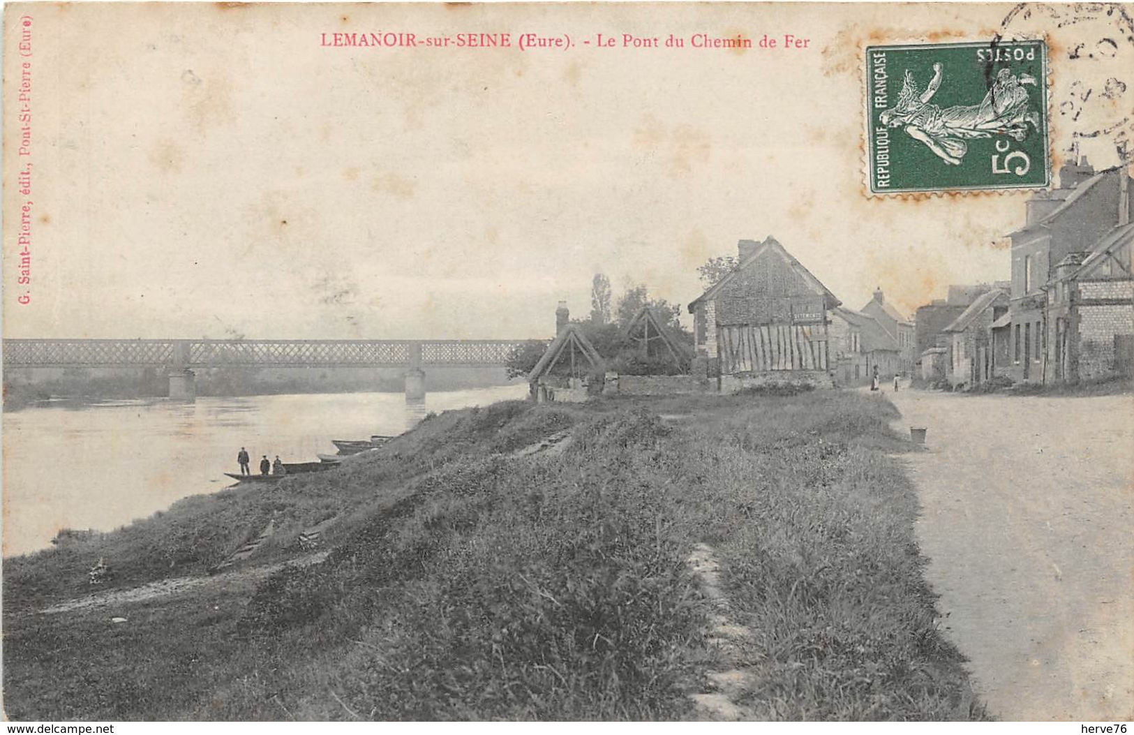 LE MANOIR SUR SEINE - Le Pont Du Chemin De Fer - Le Manoir