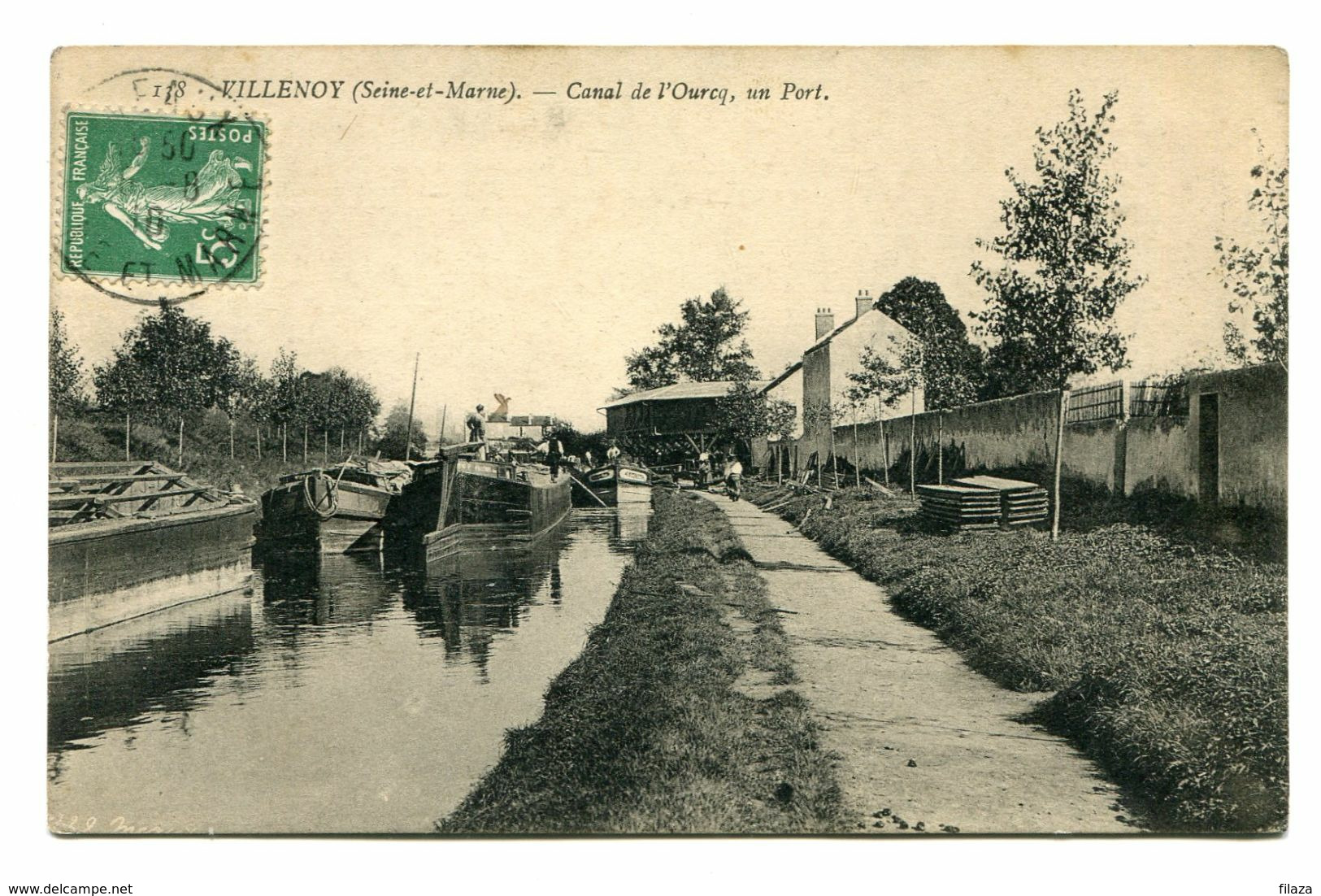 77 - Seine Et Marne - Villenoy Canal  De L'Ourcq Un Port (N1549) - Villenoy