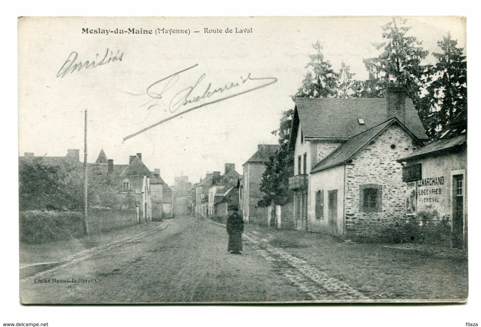 53 - Mayenne - Meslay Du Maine Route De Laval (N1563) - Meslay Du Maine