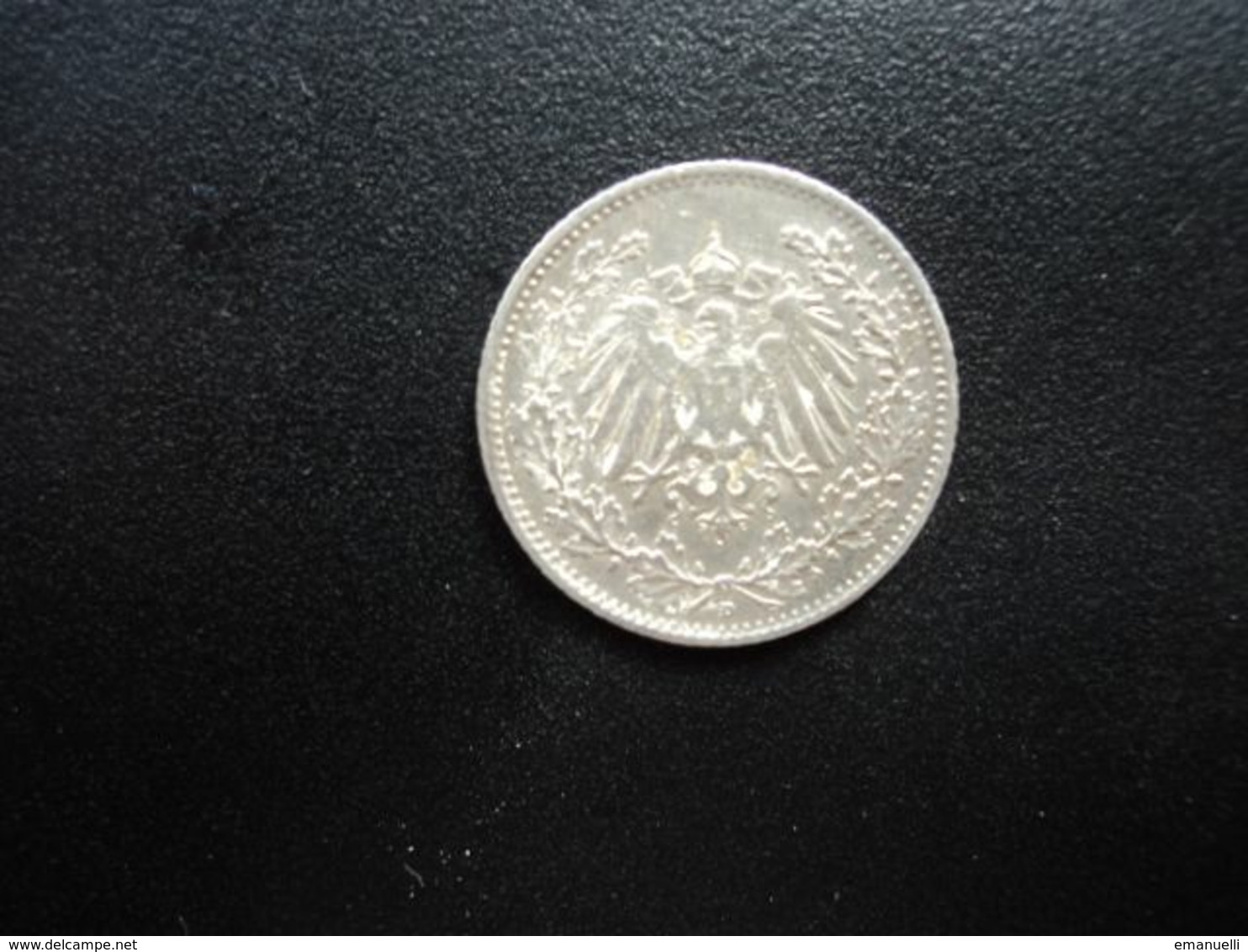 ALLEMAGNE * :  1/2 MARK   1906 D    KM 17     SUP - 1/2 Mark