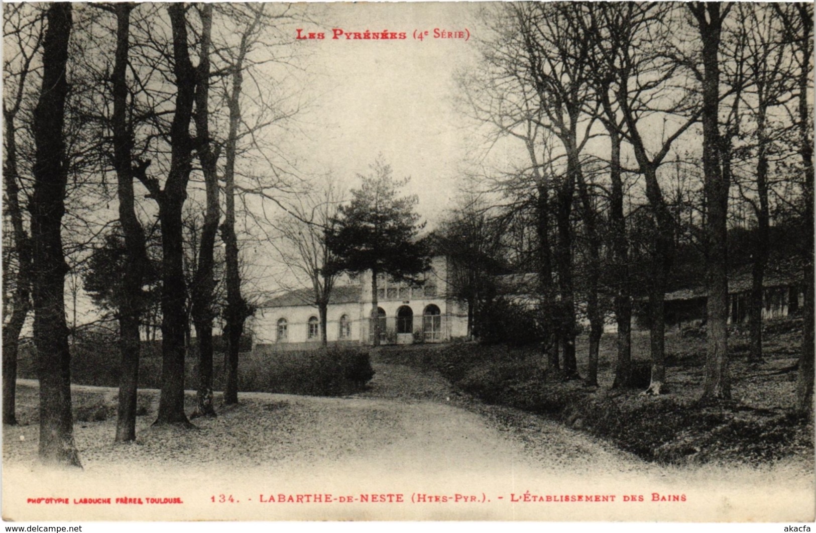 CPA La Barthe-de-Neste - L'établissement Des Bains (110509) - La Barthe De Neste