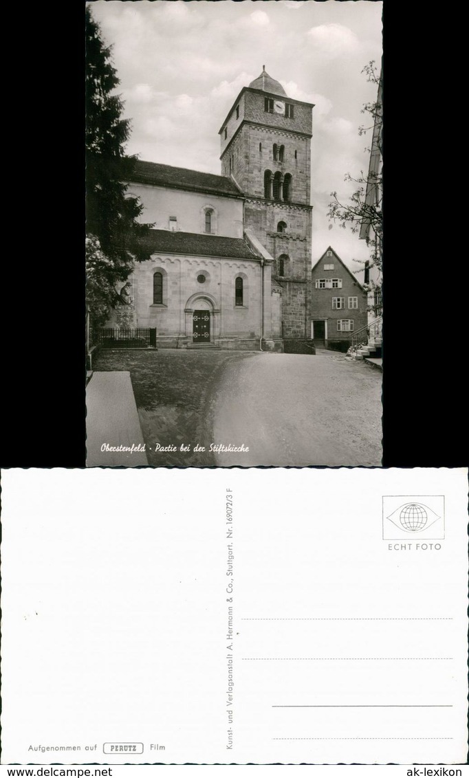 Oberstenfeld Strassen Partie Stiftskirche Kirche & Wohnhaus 1955 - Otros & Sin Clasificación