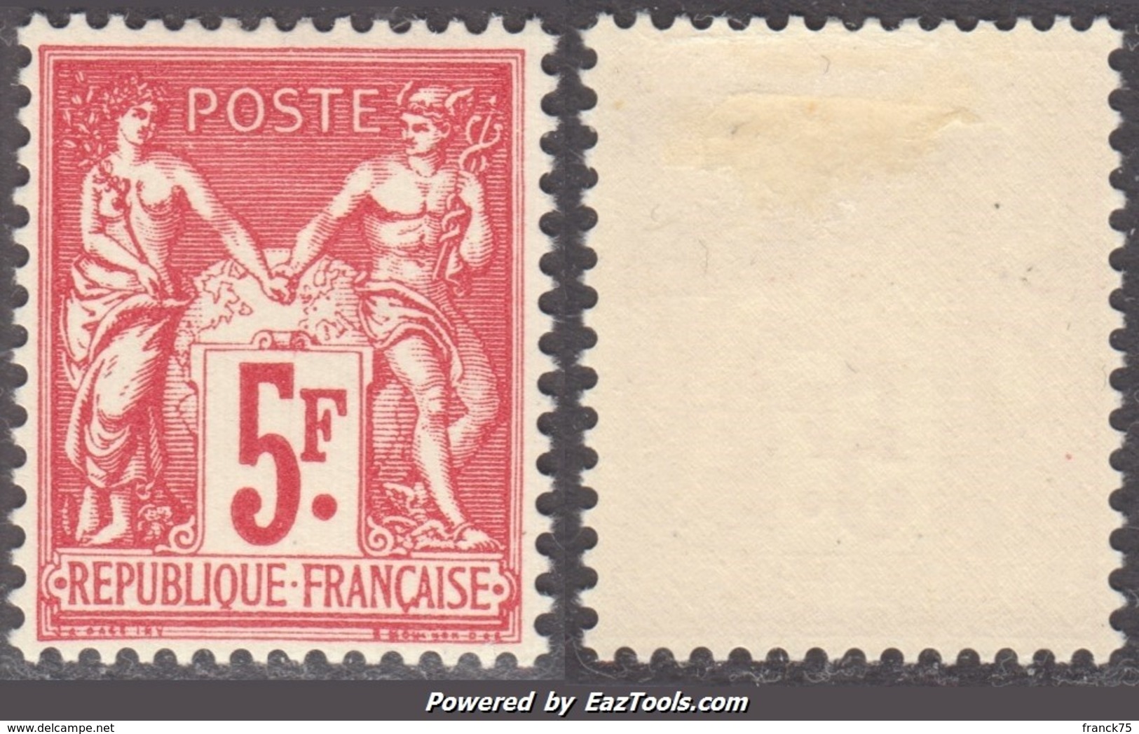 Le 5Fr Du Bloc De Paris 1925 Neuf * TB (Y&T N° 216 , Cote 160€) - Nuevos