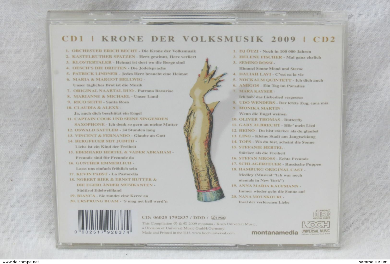 2 CDs "Krone Der Volksmusik 2009" Das Beste Vom Besten - Andere - Duitstalig