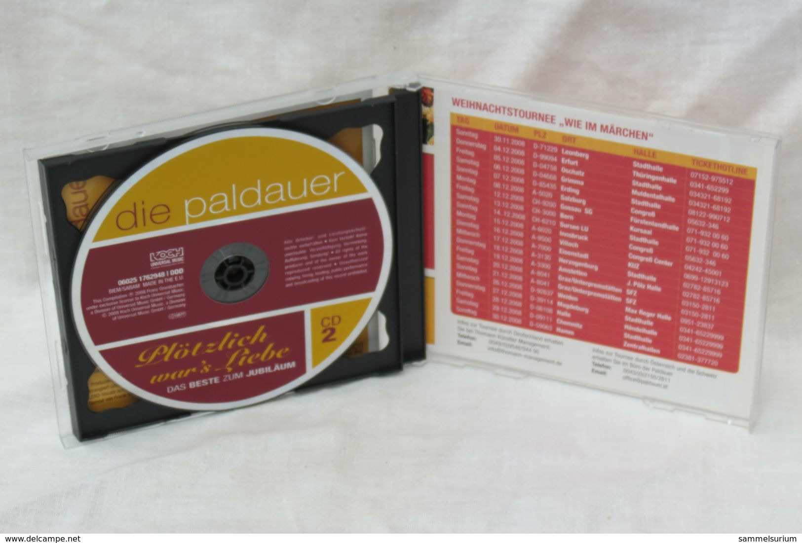 2 CDs "Die Paldauer" Plötzlich War's Liebe, Das Beste Zum Jubiläum - Andere - Duitstalig
