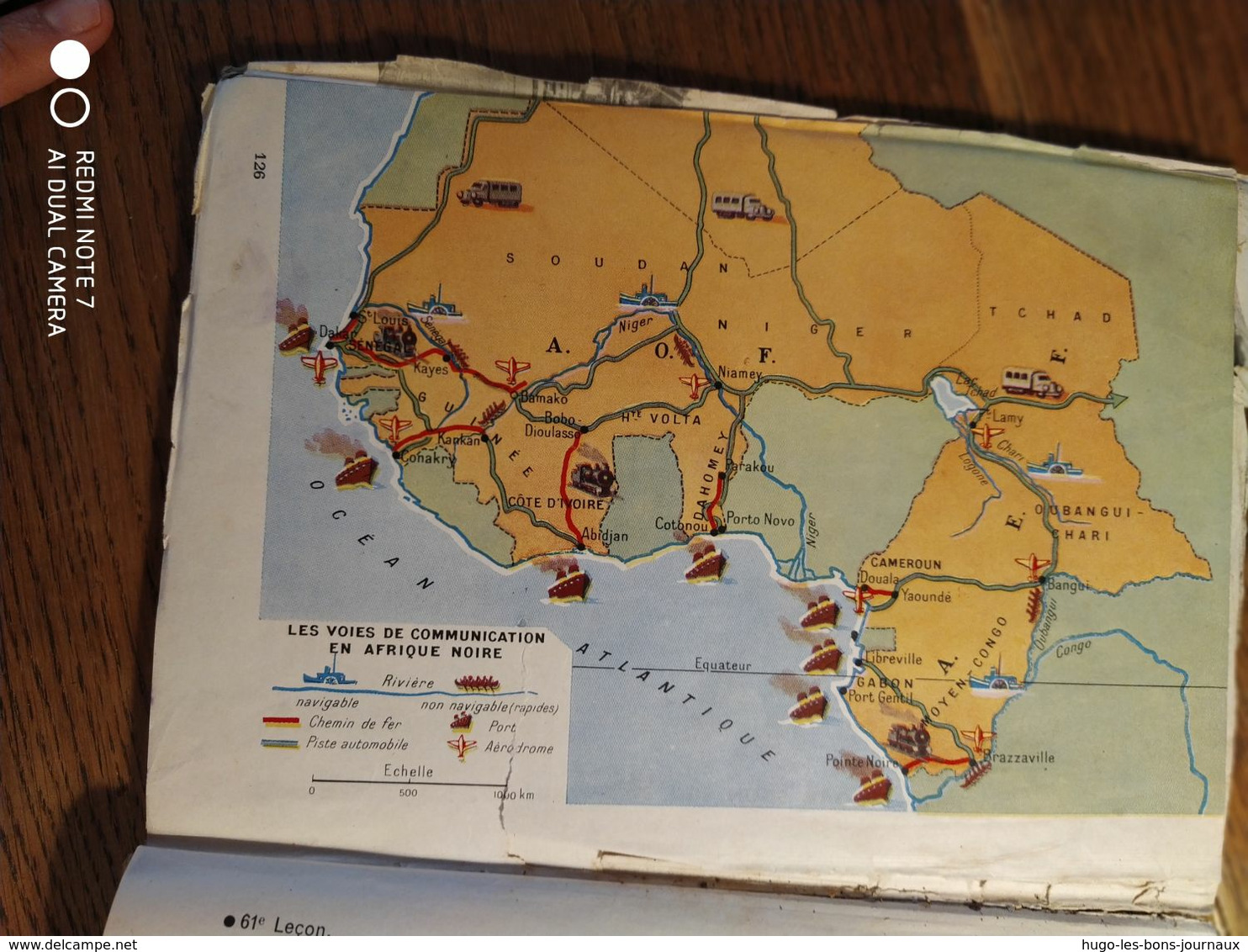 Géographie_Cours Élémentaire Des écoles D'Afrique Noire_F.Geffroy_Classique Hachette_1952 - 0-6 Years Old