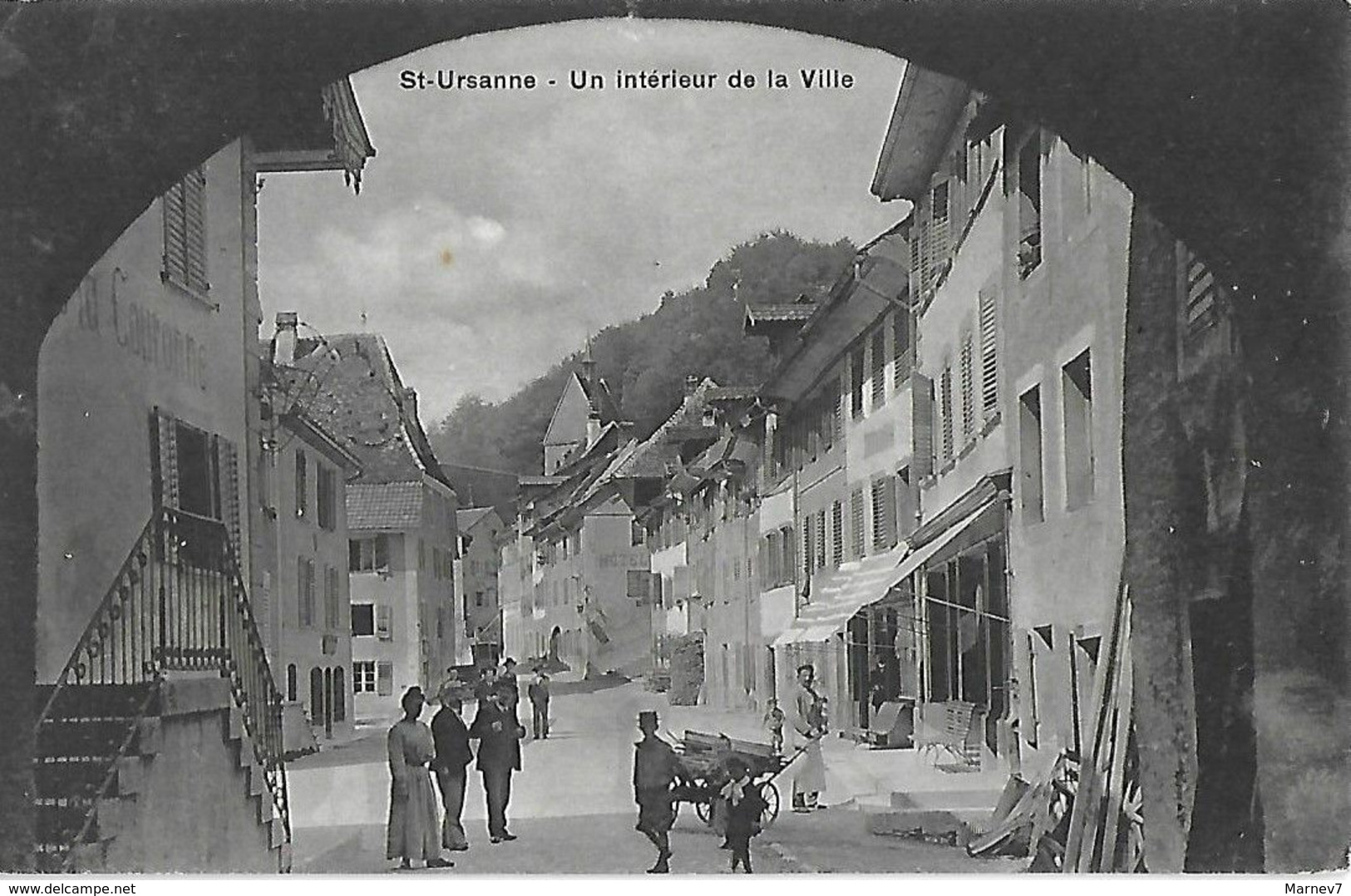 SUISSE - Canton Du Jura - St URSANNE - Saint - Un Intérieur De La Ville - - Saint-Ursanne