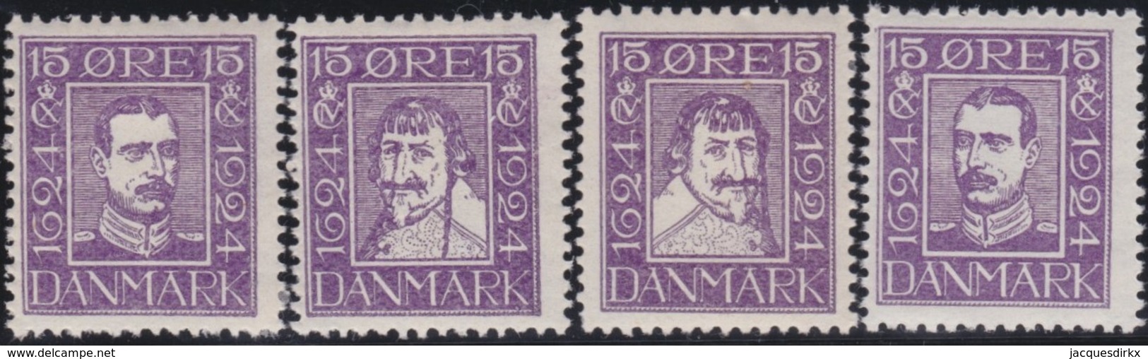 Denmark    .    Yvert     .    157/160        .    *    .       Mint-hinged .   /   .  Neuf Avec Gomme - Unused Stamps