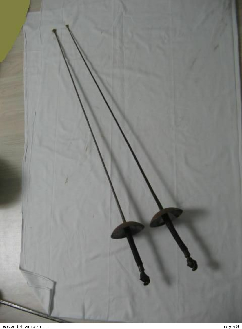 2x Epee XIX,old Sword,alter Säbel - Armes Blanches