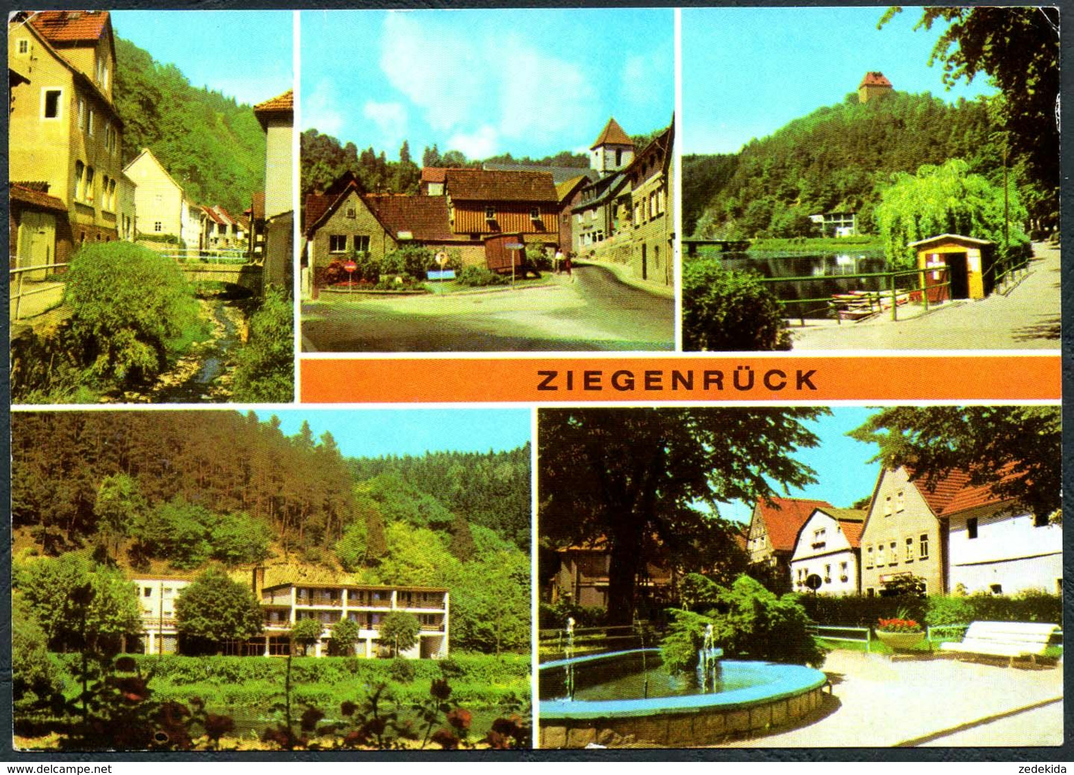 D7206 - Ziegenrück - Bild Und Heimat Reichenbach - Sonderstempel Schleizer Dreieck - Ziegenrück