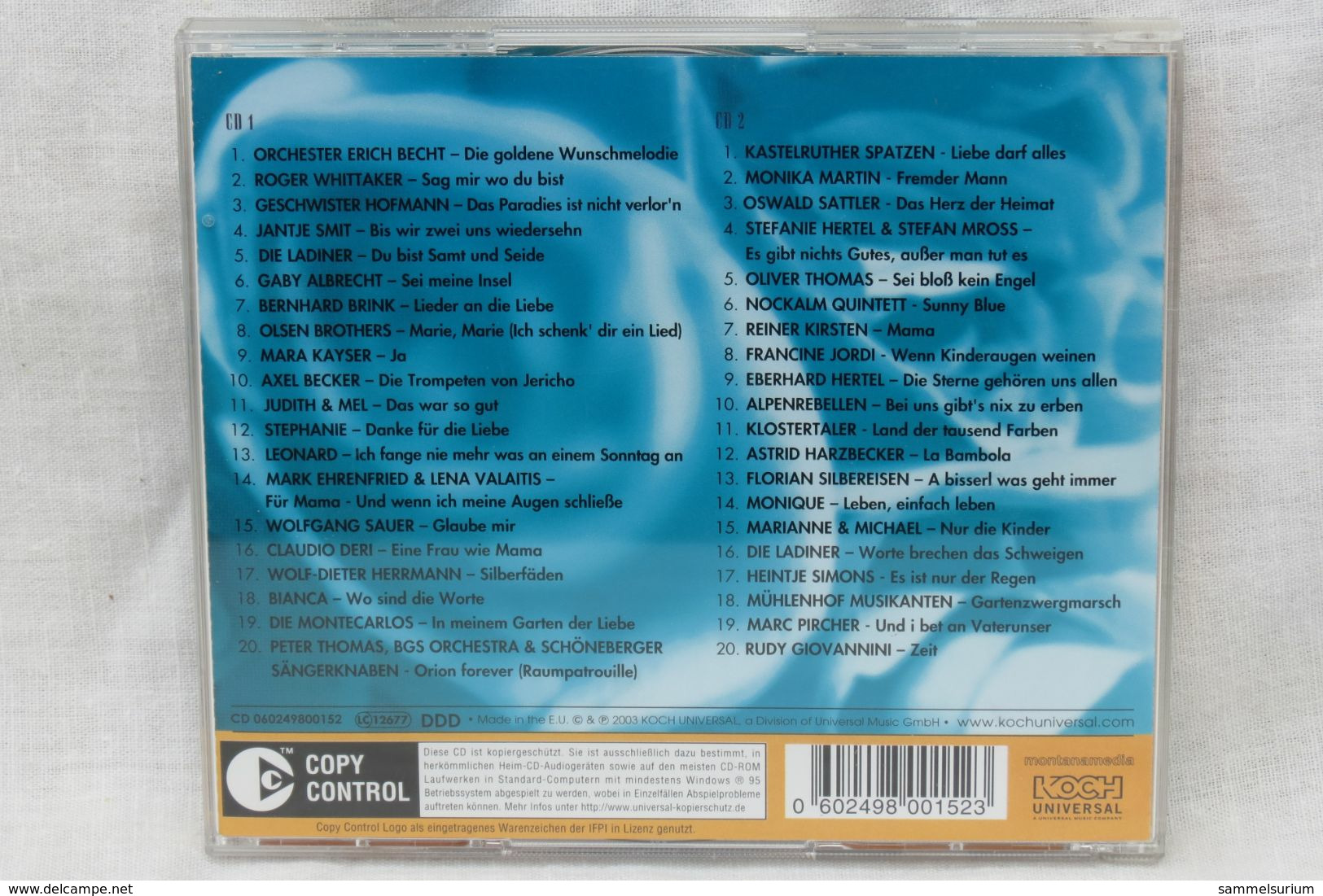 2 CDs "Carolin Reiber" Präsentiert Das Superwunschkonzert - Sonstige - Deutsche Musik