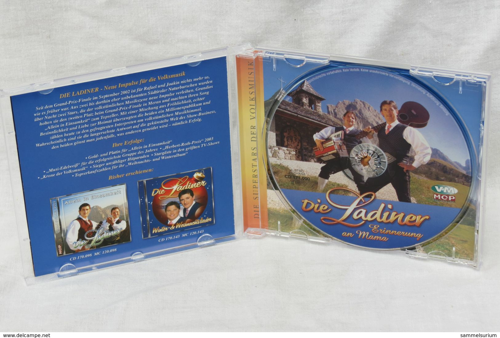 CD "Die Ladiner" Erinnerung An Mama - Autres - Musique Allemande