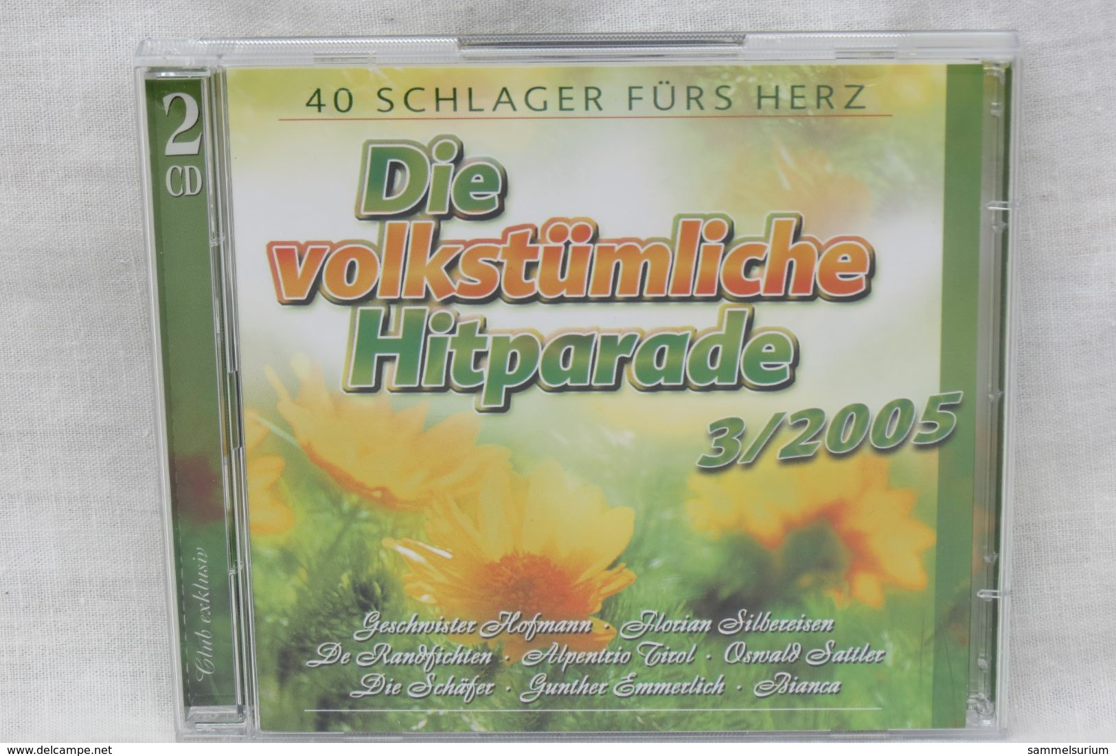 2 CDs "Die Volkstümliche Hitparade" 40 Schlager Fürs Herz, Ausgabe 3/2005 - Sonstige - Deutsche Musik