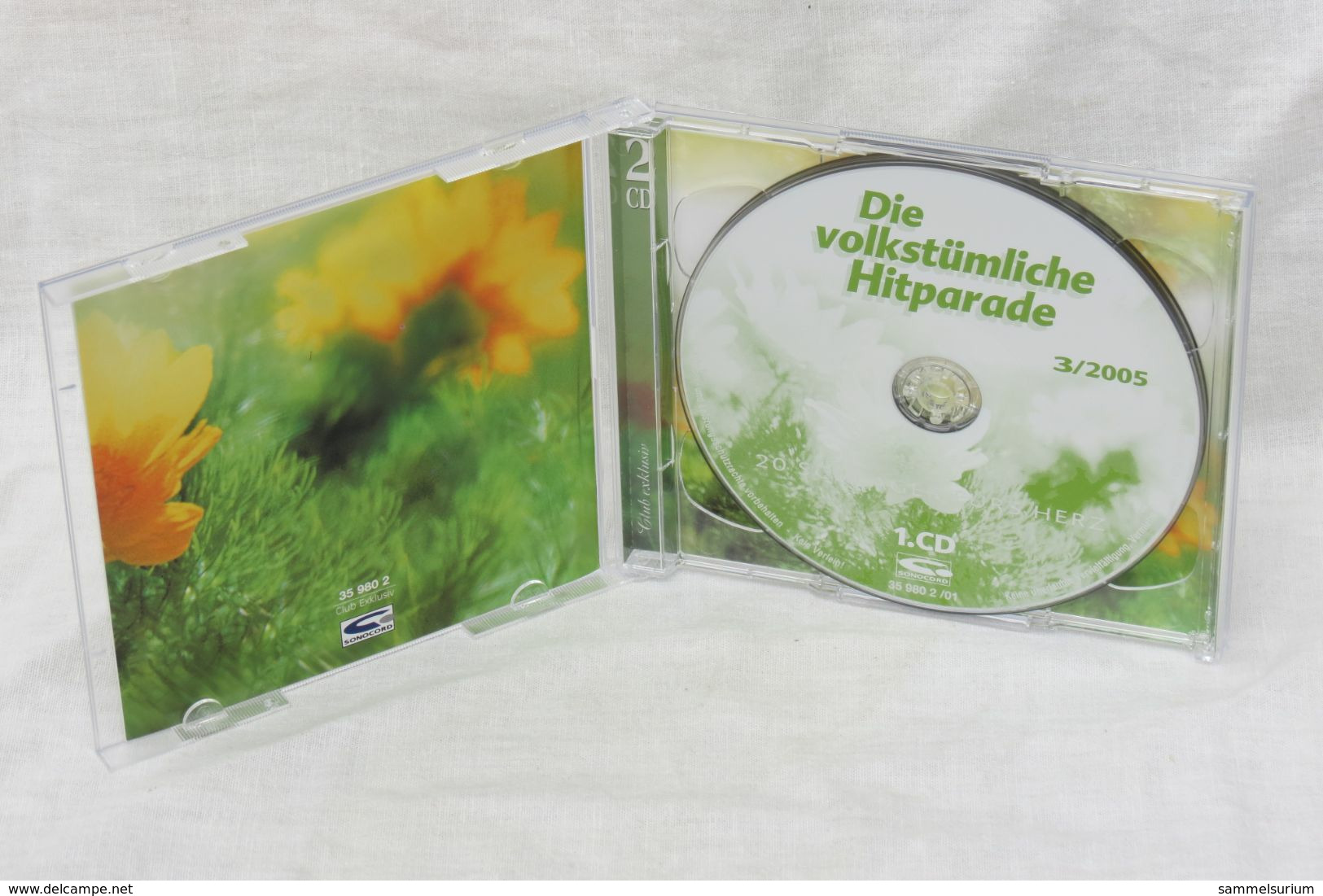 2 CDs "Die Volkstümliche Hitparade" 40 Schlager Fürs Herz, Ausgabe 3/2005 - Andere - Duitstalig