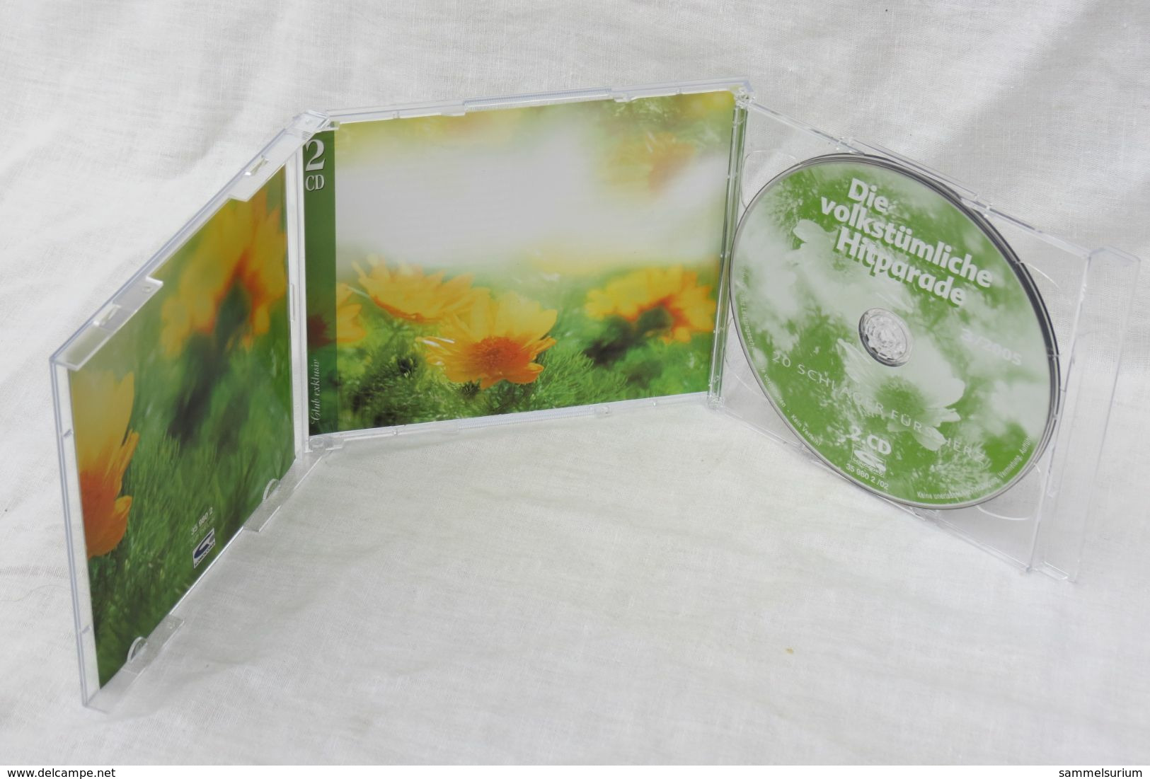 2 CDs "Die Volkstümliche Hitparade" 40 Schlager Fürs Herz, Ausgabe 3/2005 - Andere - Duitstalig