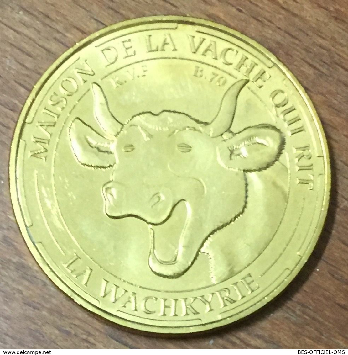 39 LONS-LE-SAUNIER VACHE QUI RIT N°5 MDP 2014 MÉDAILLE SOUVENIR MONNAIE DE PARIS JETON TOURISTIQUE TOKENS MEDALS COINS - 2014