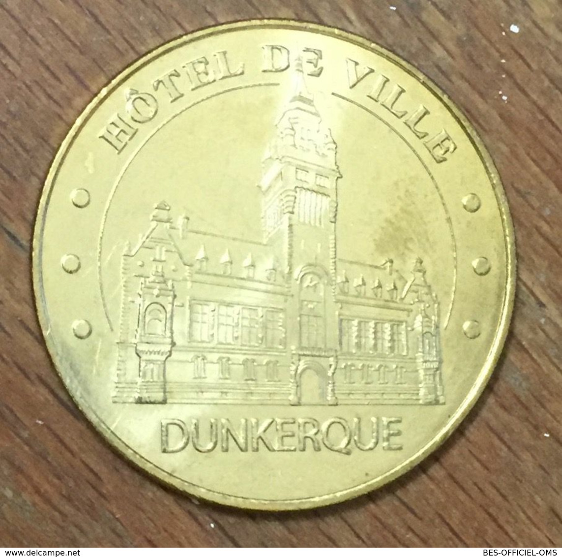 59 DUNKERQUE HÔTEL DE VILLE MDP 2010 MÉDAILLE SOUVENIR MONNAIE DE PARIS JETON TOURISTIQUE MEDALS COINS TOKENS - 2010