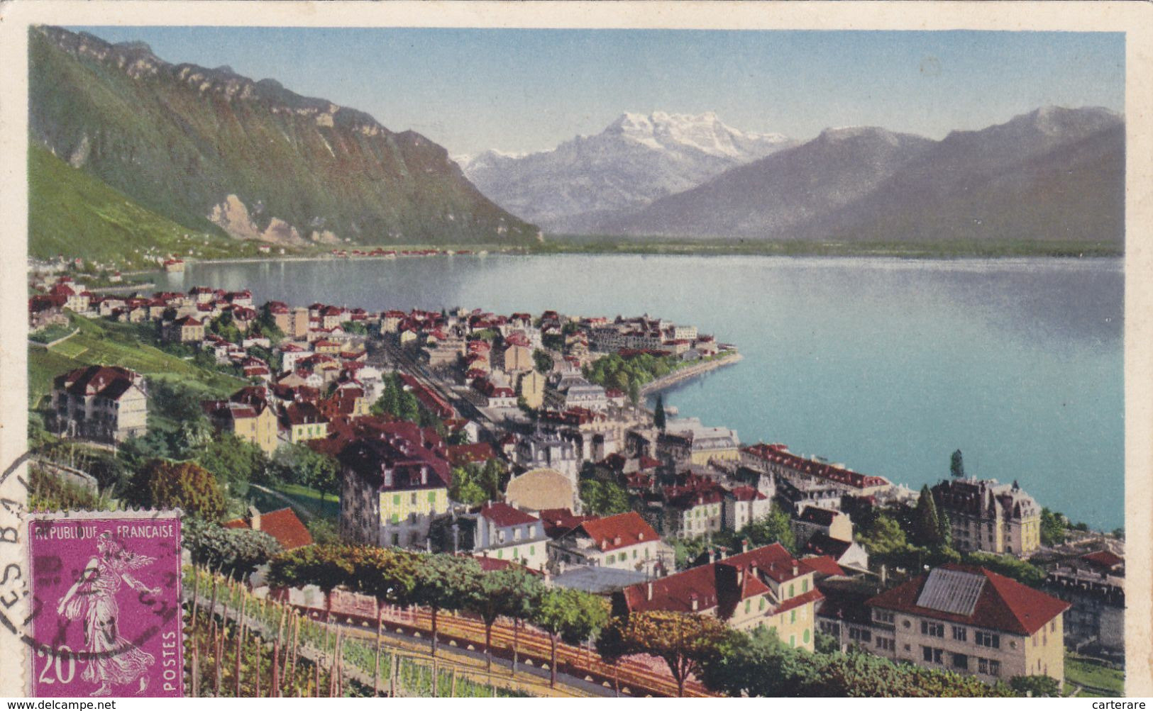 SUISSE,SWITZERLAND,SVIZZERA,SCHWEIZ,HELVETIA,SWISS ,VAUD,MONTREUX,riviera Pays D'enhaut,1930 - Montreux
