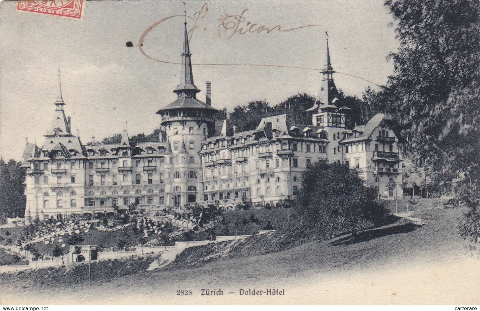 SUISSE,SCHWEIZ,SVIZZERA,SWITZERLAND,HELVETIA,SWISS,ZURICH,ZURIGO,1906,HOTEL - Zürich