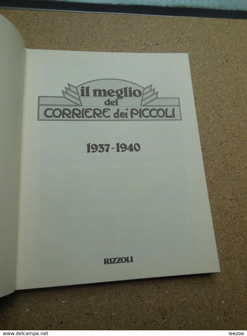 BD (italia) IL MEGLIO DEL CORRIERE DEI PICCOLI 1908-1912 ET 1937-1940..INEDIT..RARE...4B0820