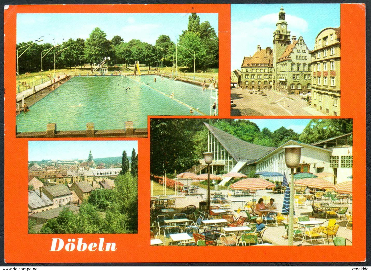 E0274 - Döbeln HO Restaurant Bürgergarten Freibad - Bild Und Heimat Reichenbach - Doebeln