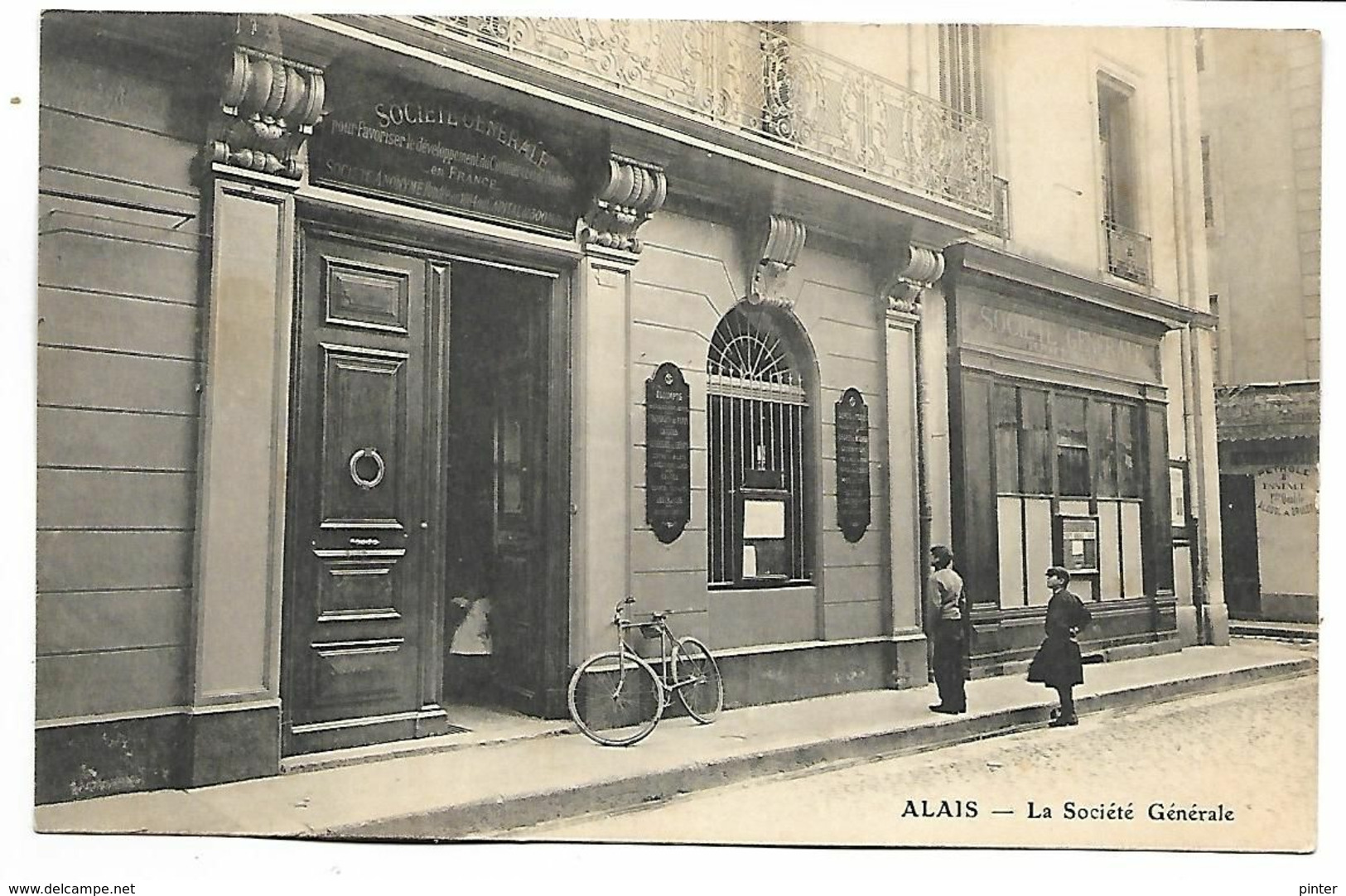 ALES - ALAIS - La SOCIETE GENERALE - Banque - Alès