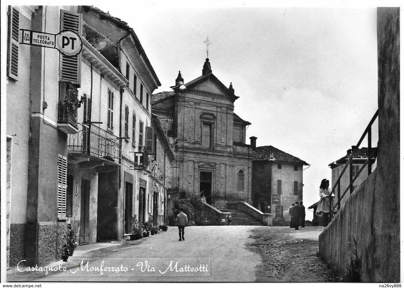 Castagnole Monferrato (Asti). Via Matteotti - Insegna Sali E Tabacchi. - Asti