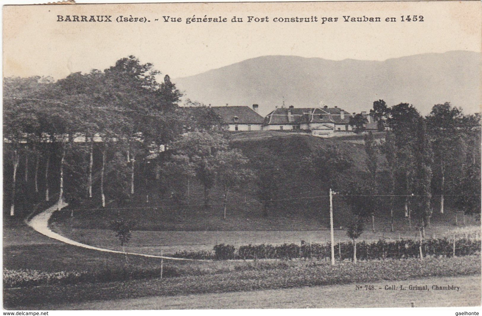 F3446 BARRAUX - VUE GENERALE SUR LE FORT CONSTRUIT PAR VAUBAN - Barraux