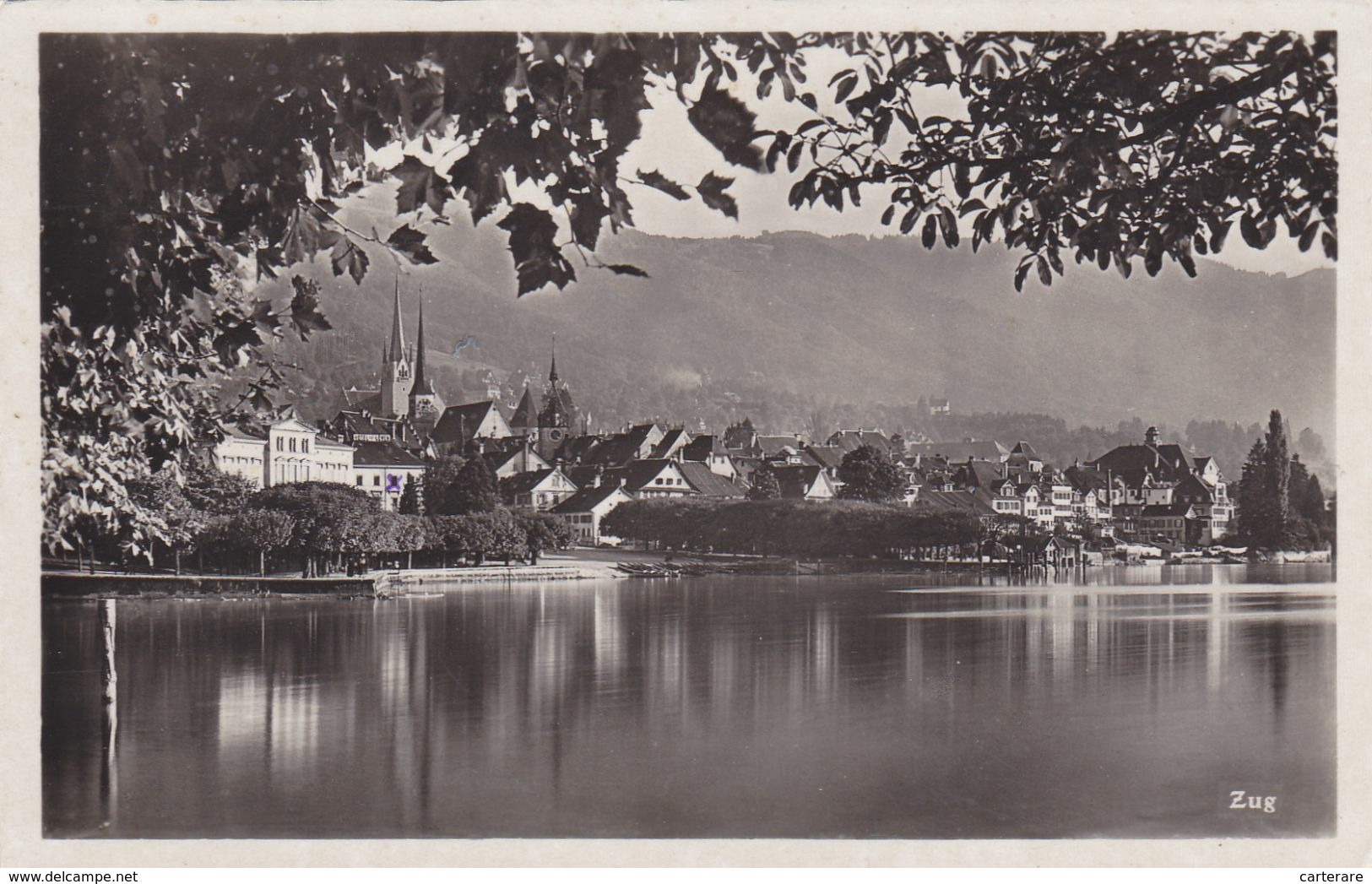 SUISSE,HELVETIA,SWISS,SWITZERLAND,SVIZZERA,SCHWEIZ ,ZOUG,ZUG,CARTE PHOTO GABERELL - Zug