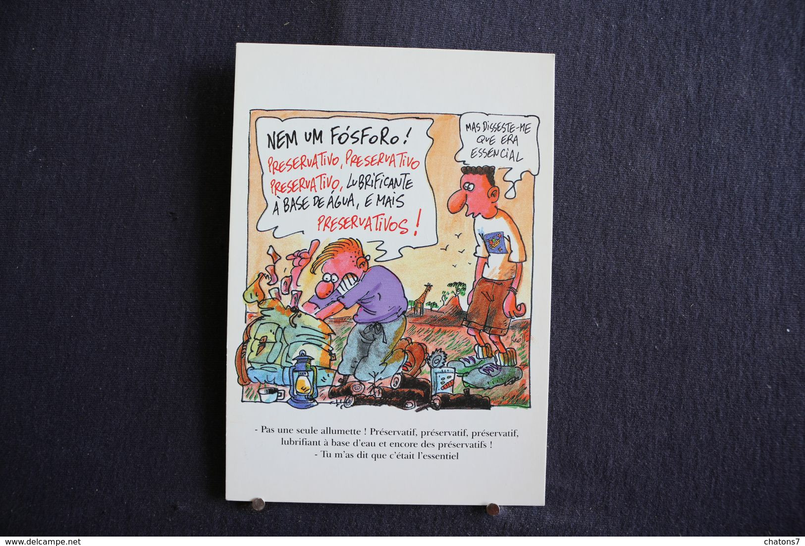 TO - 295 - Pas Une Seule Allumette ! Préservatif, Préservatif, Préservatif, Lubrifiant à Base D'eau Et Encore... - Humour