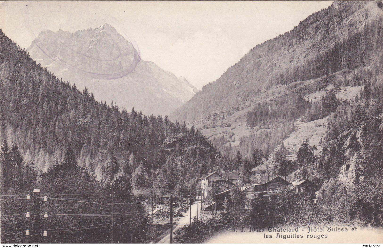 SUISSE,HELVETIA,SWISS,SWITZERLAND,SCWEIZ,SVIZZERA,VALAIS,FINHAUT,CHATELARD,1900,VILLAGE,BOIS,HOTEL - Finhaut