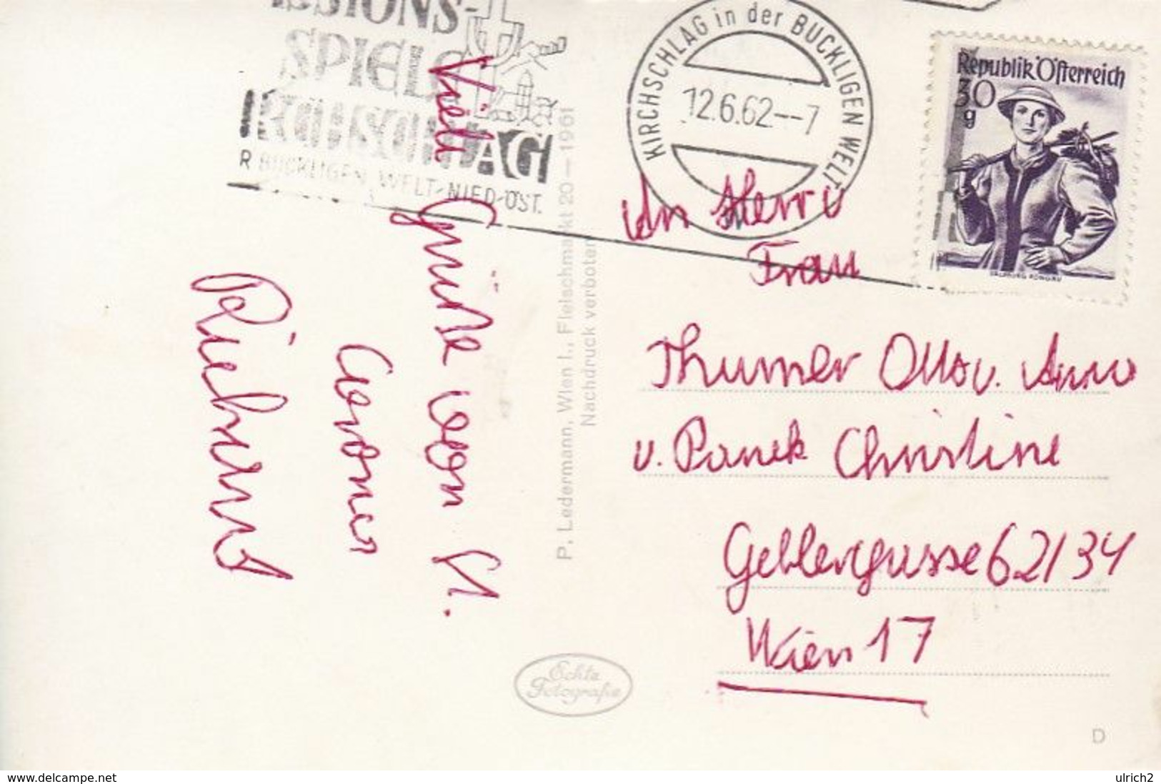 AK St. Corona Am Wechsel - Mehrbildkarte - Gnadenaltar Lourdesgrotte - 1962 (51811) - Wechsel