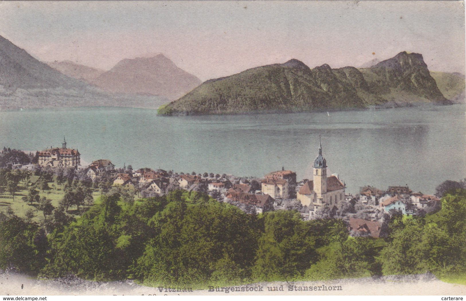 SUISSE,SWITZERLAND,SVIZZERA,SCHWEIZ,HELVETIA,SWISS ,LUZERN,LUCERNE ,VITZNAU,1908 - Lucerne