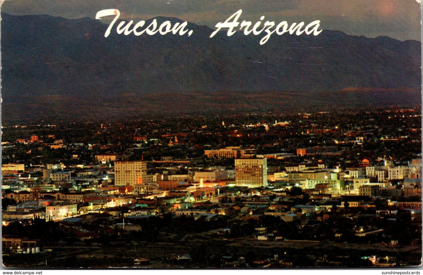 Arizona Tucson At Night 1961 - Tucson