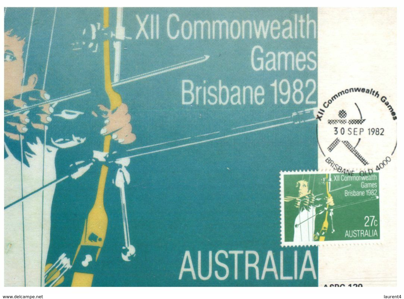 (N 8) Australia - Commonwealth Games Brisbane 1982 - Archery (ASPC129) - Archery