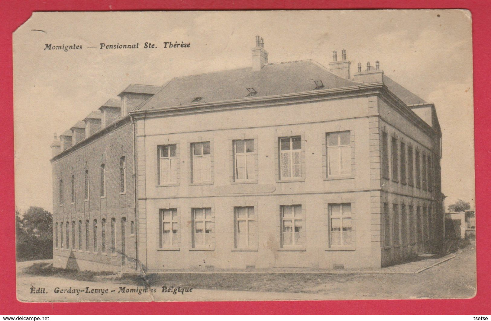 Momignies - Pensionnat Ste Thérèse - 1919 ( Voir Verso ) - Momignies