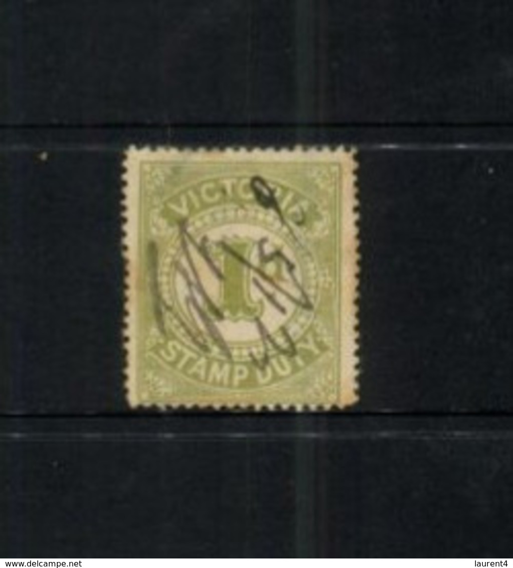 (stamp 7-9-2020) 1 Australian Used Stamp (as Seen On Scan) Victoria Revenue - 1d - Sonstige & Ohne Zuordnung