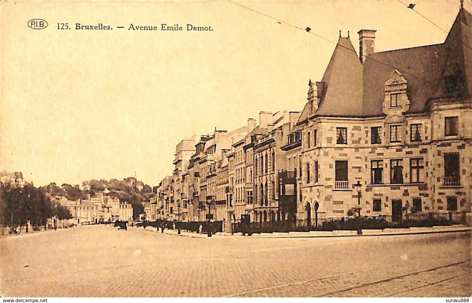 Bruxelles - Avenue Emile Demot (PIB Non Animée :o) (prix Fixe) - Elsene - Ixelles