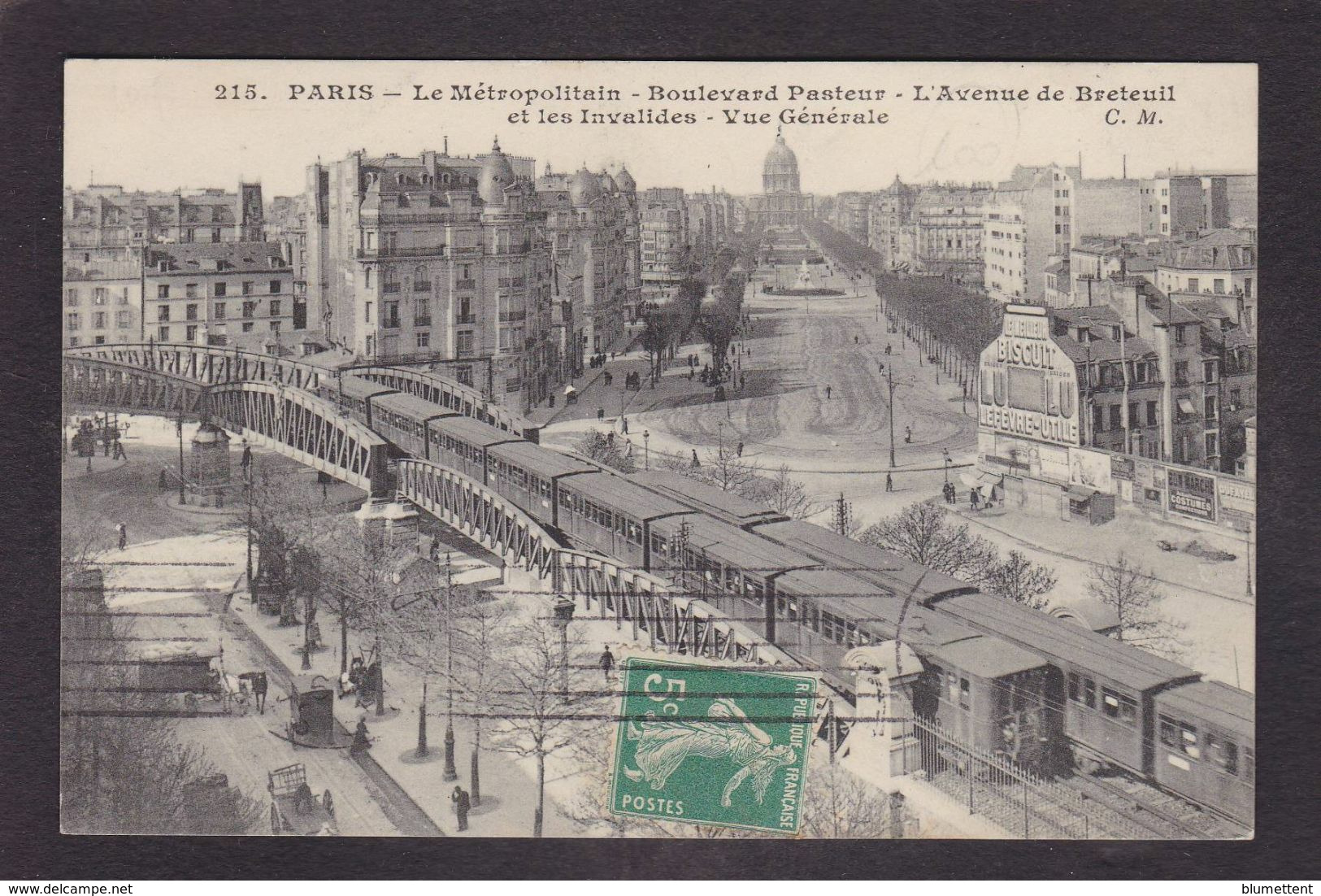 CPA Paris 75 Métro Métropolitain Circulé - Metro, Stations