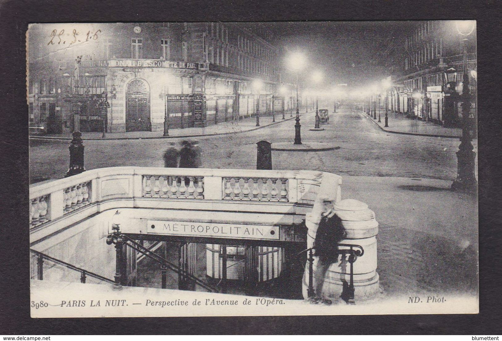 CPA Paris 75 Métro Métropolitain Circulé - Metropolitana, Stazioni